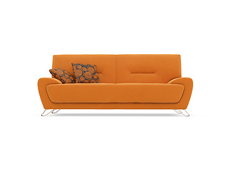 Image showing Sofa over white