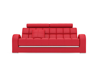 Image showing Sofa over white