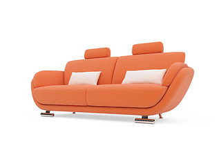 Image showing Sofa over white