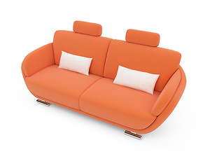 Image showing Sofa over white