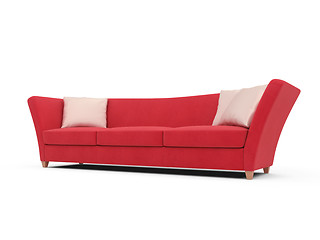 Image showing Sofa over white