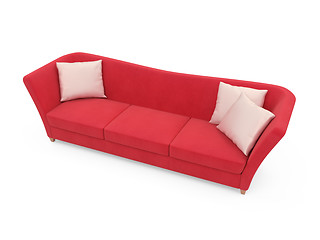 Image showing Sofa over white