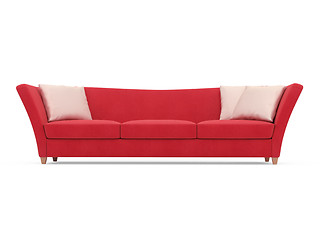 Image showing Sofa over white