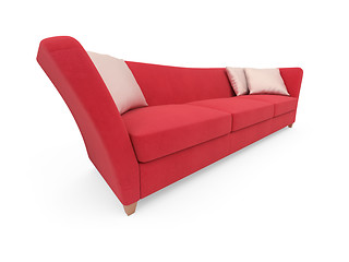 Image showing Sofa over white