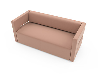 Image showing Sofa over white