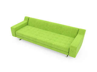 Image showing Sofa over white