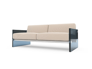 Image showing Sofa over white