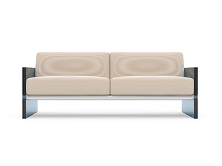 Image showing Sofa over white