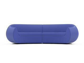 Image showing Sofa over white