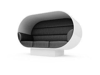 Image showing Sofa over white