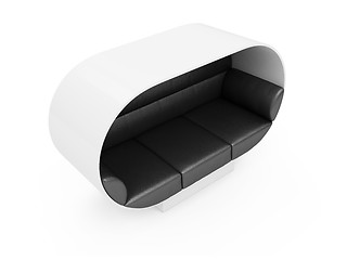 Image showing Sofa over white