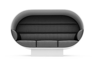 Image showing Sofa over white