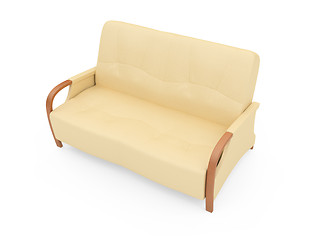 Image showing Sofa over white