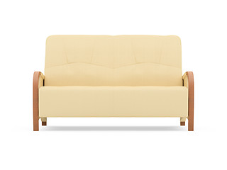 Image showing Sofa over white