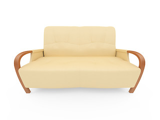 Image showing Sofa over white