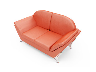 Image showing Sofa over white