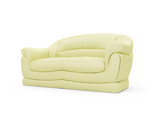 Image showing Sofa over white