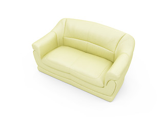 Image showing Sofa over white