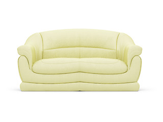 Image showing Sofa over white