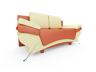 Image showing Sofa over white