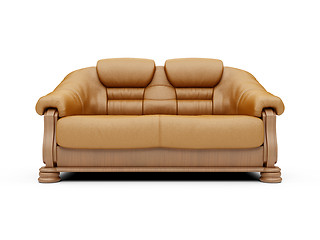 Image showing Sofa over white