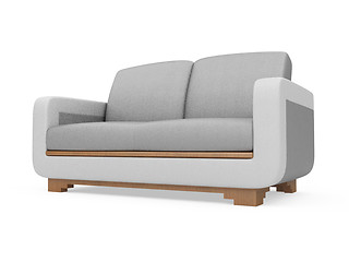 Image showing Sofa over white