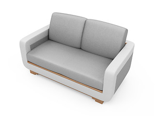 Image showing Sofa over white