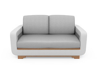 Image showing Sofa over white