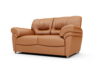 Image showing Couch over white