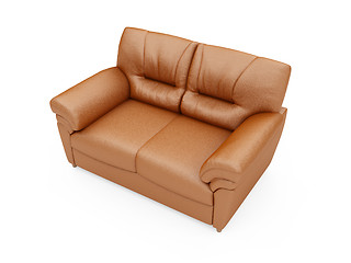 Image showing Couch over white