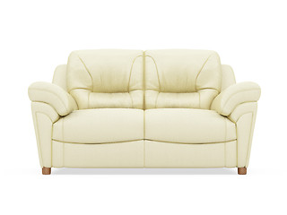 Image showing Couch over white