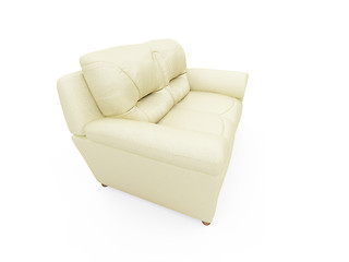 Image showing Couch over white