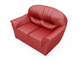 Image showing Couch over white