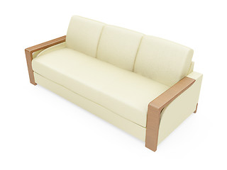 Image showing Couch over white