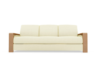 Image showing Couch over white