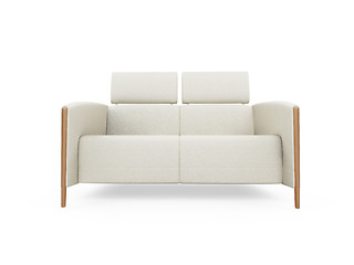 Image showing Couch over white