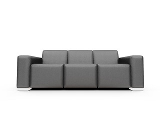 Image showing Couch over white