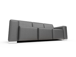 Image showing Couch over white