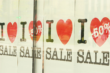Image showing I Love Sale