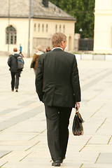 Image showing Businessman on break