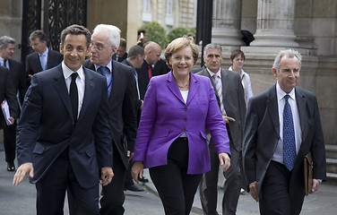 Image showing Sarkozy and Merkel