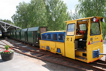 Image showing Mine trains in Kongsberg