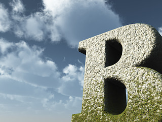 Image showing big b