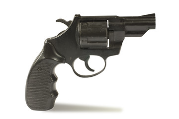 Image showing black revolver