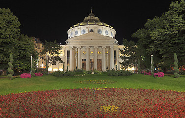 Image showing Romanian Athenaeum-night image