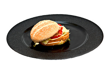 Image showing Chicken burger