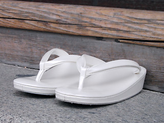 Image showing JJapanese woman slippers