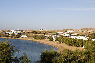 Image showing logaras beach paros island cyclades greece