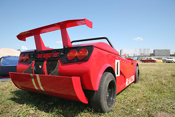 Image showing red sport car