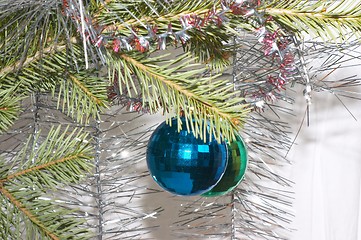 Image showing Christmas balls